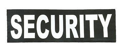 Reflektierender Schriftzug Groß /Klett Security