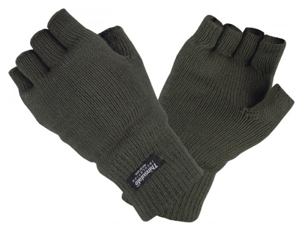 Half finger gloves Thermo with Thinsulate lining