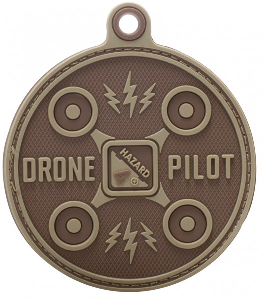 Patch caoutchouc pilote de drone Hazard 4