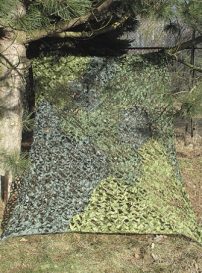 MFH Tarnnetz 3 x 2 m oliv mit PVC-Tragebeutel Sichtschutz Tarnung Tarnplane NEU 