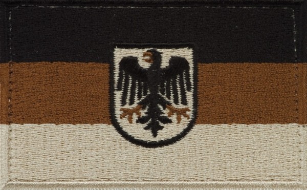 BW nationality badge eagle sand with velcro tape large