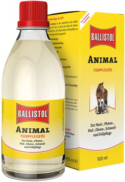 Huile de soin pour animaux Ballistol Animal 100 ml
