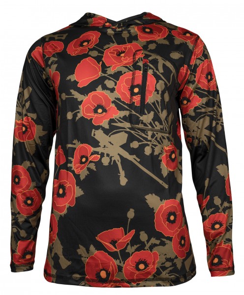 Otte Gear Shade Shirt UPF 50+ Longsleeve mit UV-Schutz Poppies of War