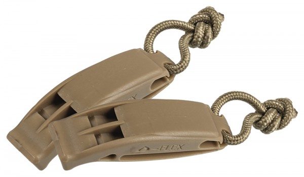 Duraflex signal whistle Tactical according to EN ISO 2-pack