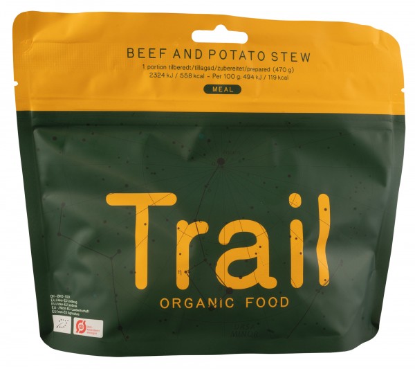 Trail Organic Food Estofado de ternera y patatas