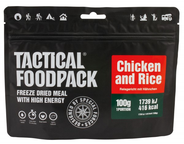 Tactical Foodpack - Reisgericht mit Hähnchen