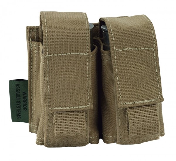 Warrior Double 40mm Grenade / small NICO Flash Bang Pouch Coyote