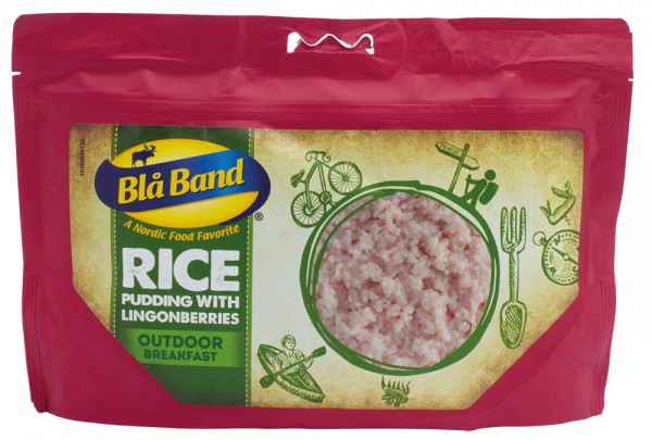 Blå Band Outdoor Breakfast - Riz au lait avec des airelles rouges