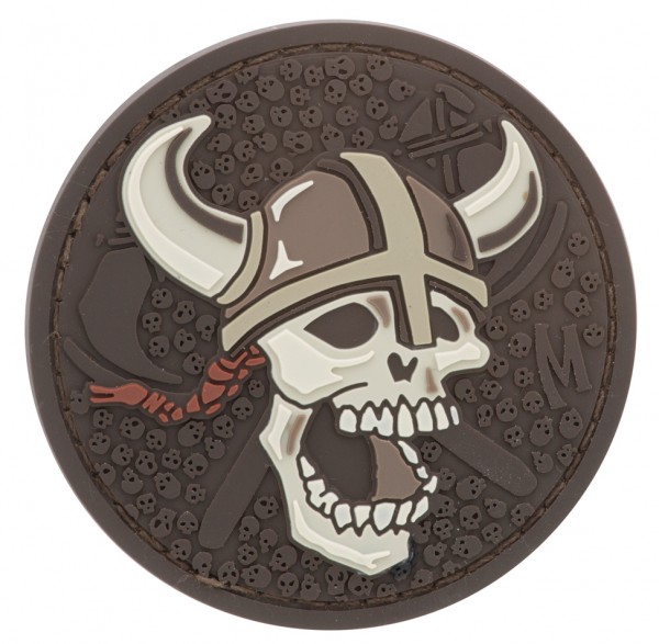 Maxpedition Rubber Patch VIKING SKULL Arid