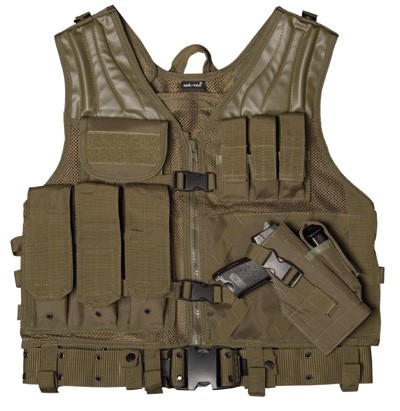 USMC tactical vest with holster