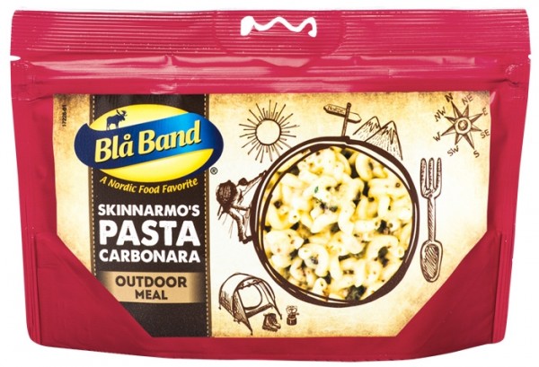 Comida al aire libre de Blå Band - Pasta Carbonara