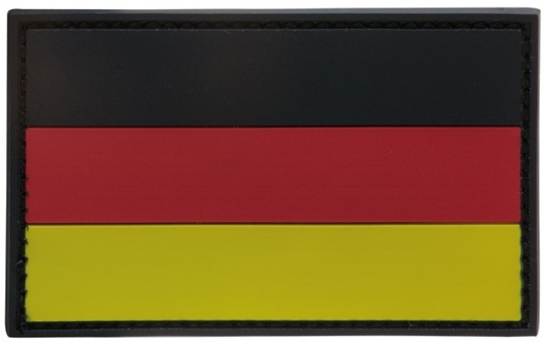3D Rubber Patch Deutschlandflagge SRG Large