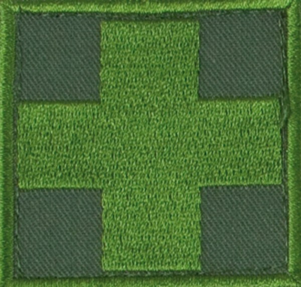 Medic Cross Olive/Olive with Velcro Large