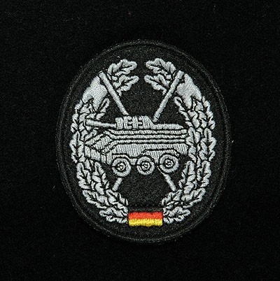 Beret badge tank reconnaissance textile