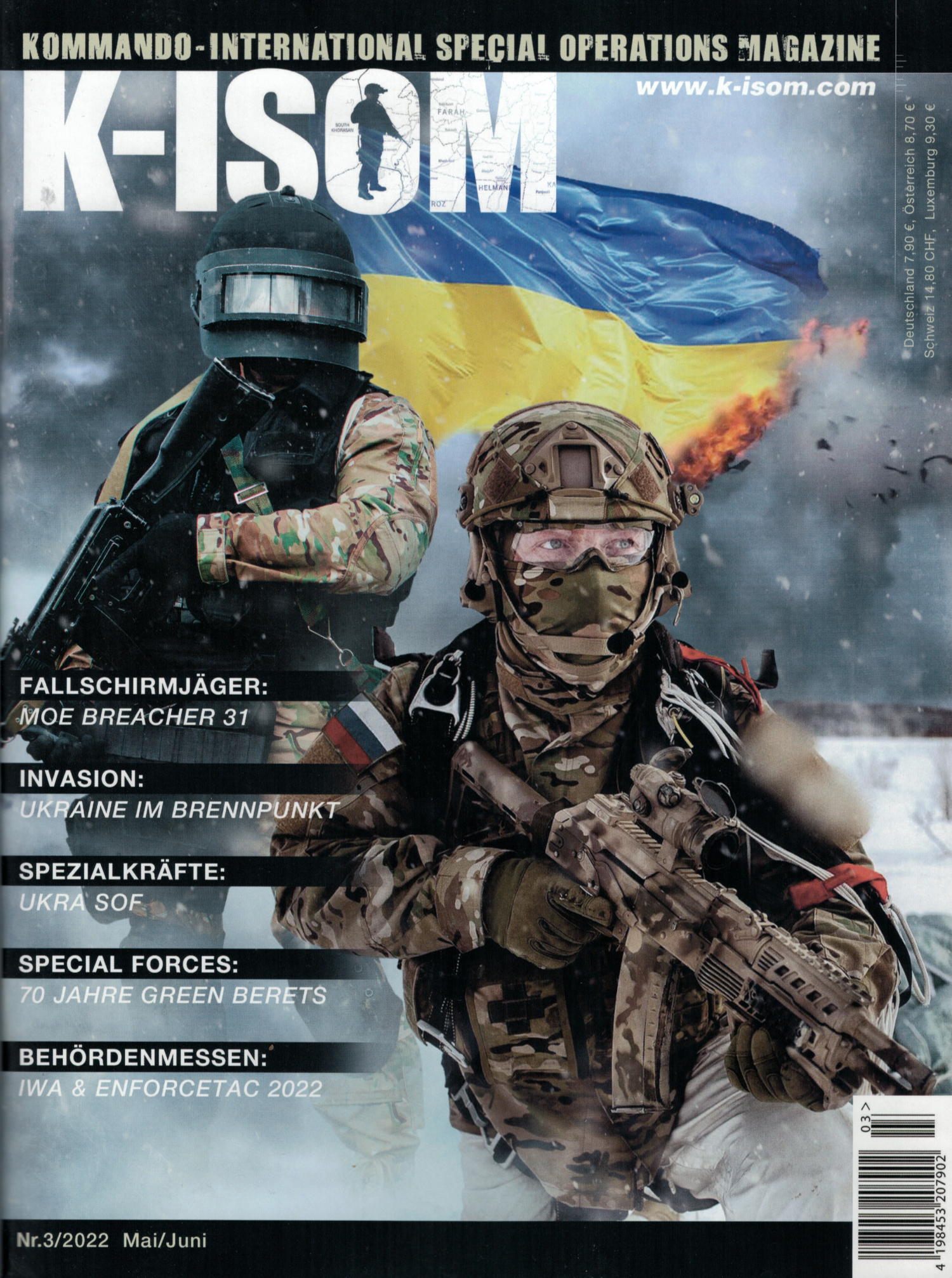 K-ISOM 3/2016 Special Operations Spezialkräfte Magazin Kommando Bundeswehr Waffe 