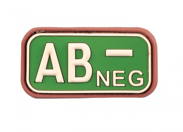 3D Blutgruppenpatch AB neg -
