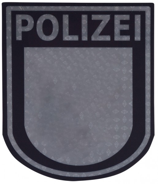 Insignia de la Policía de Brandenburgo con mangas reflectantes