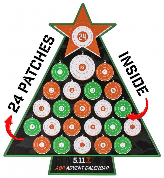 5.11 Tactical Advent Calendar Merry Mission with 24 patches Recon Company