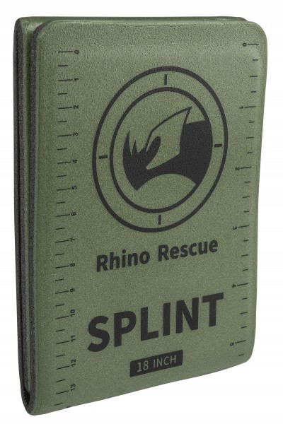Rhino Rescue Splint Attelle universelle 18 pouces Olive